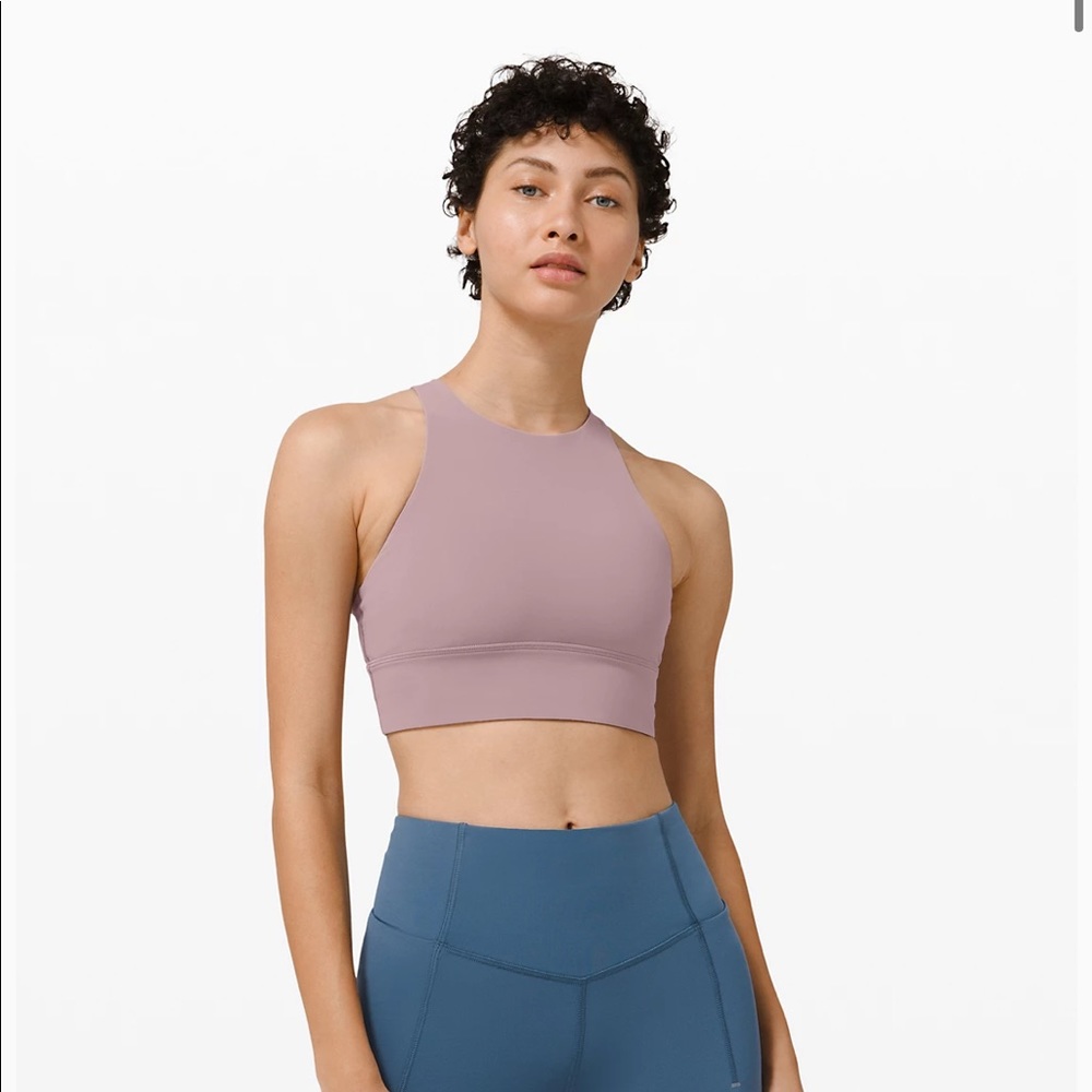 ENERGY BRA LONG LINE - VIOLET VERBENA